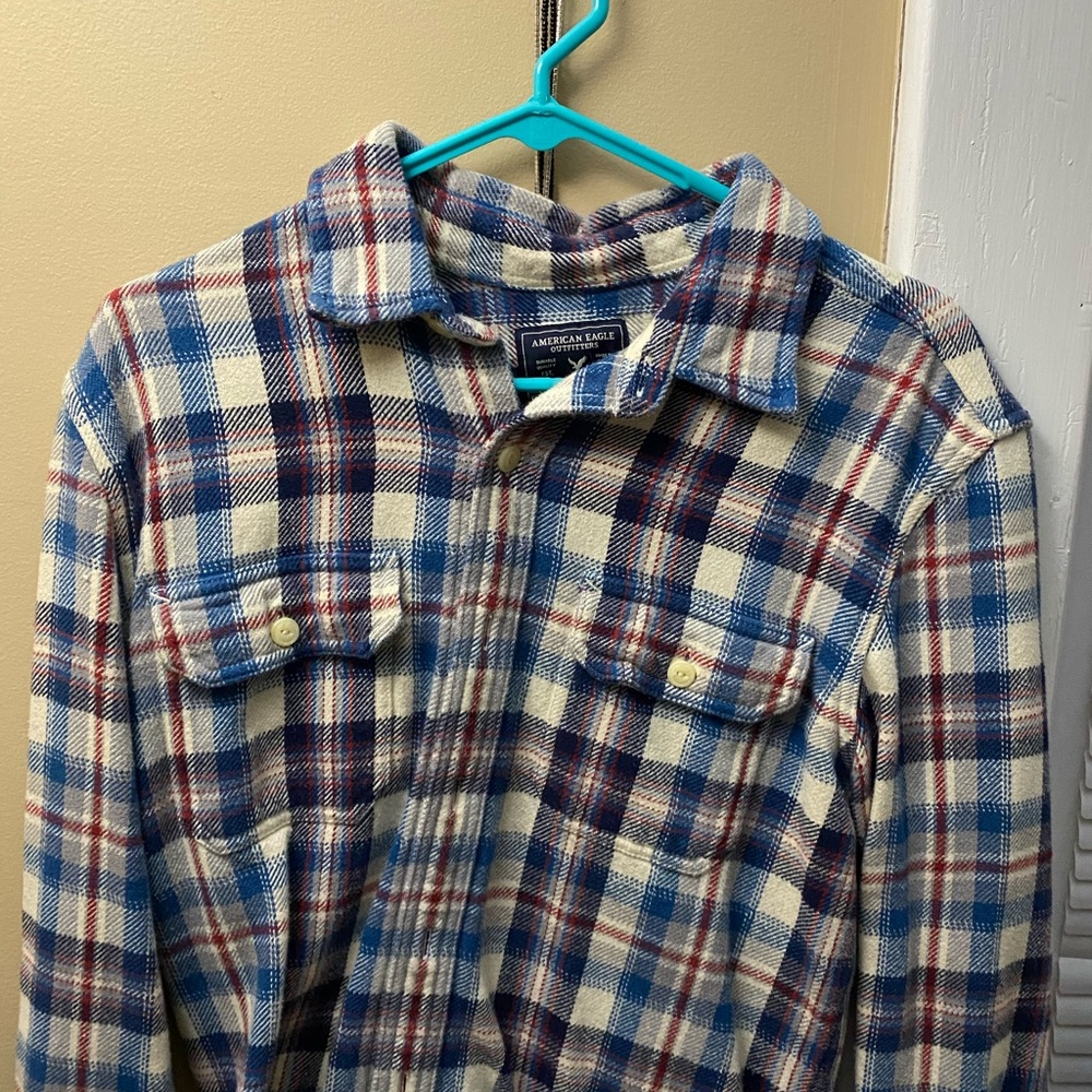 American Eagle heavy flannel shirt